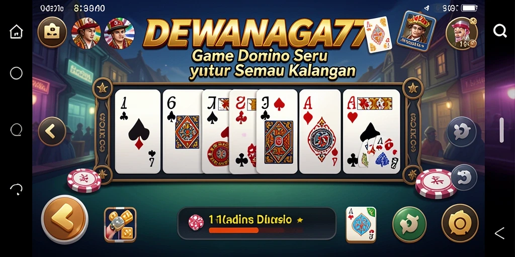 Tampilan seru gameplay DEWANAGA77 yang menantang.