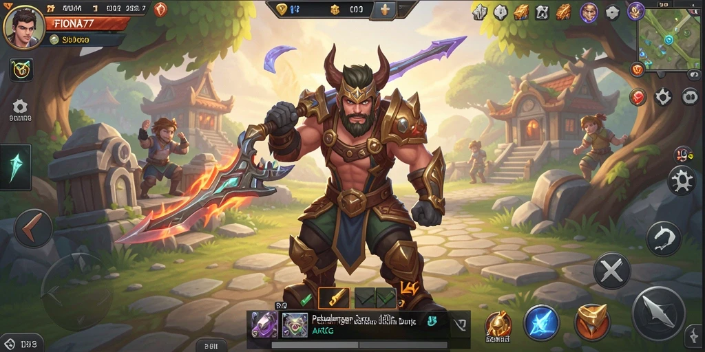 Tampilan gameplay FIONA77 yang menegangkan dan menarik.
