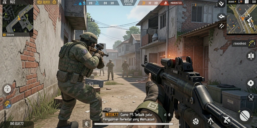 Tampilan mendebarkan dari gameplay INTER77 dengan intensitas perang nyata.