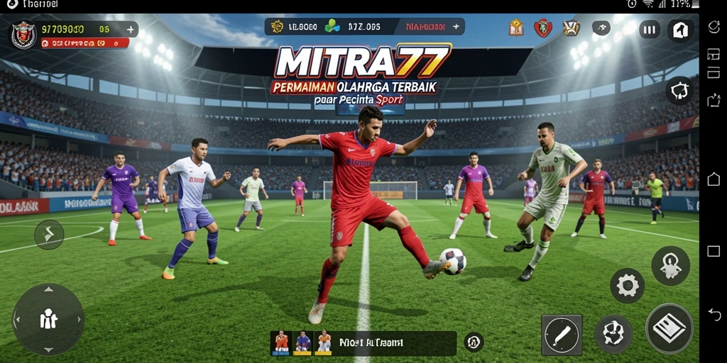 Tampilan gameplay MITRA77 yang seru dan interaktif di dunia olahraga.
