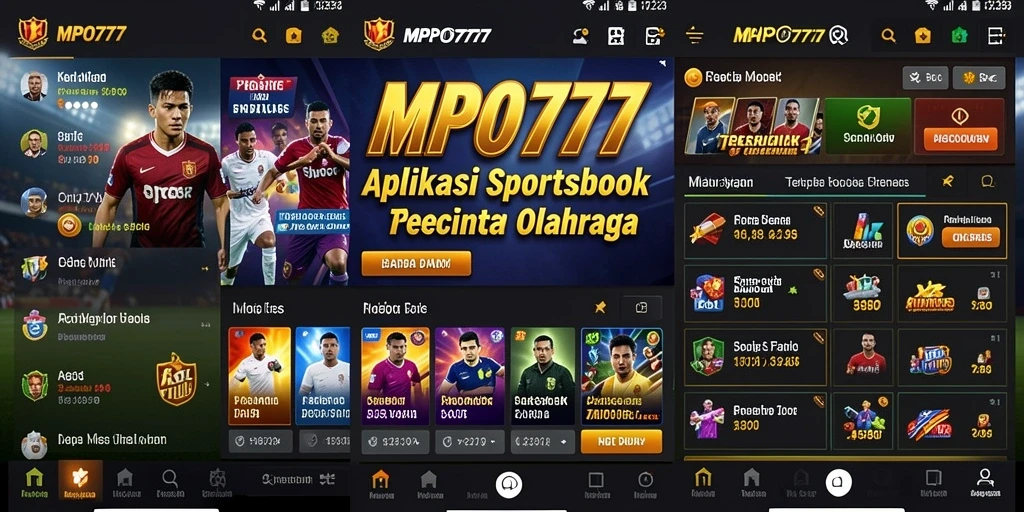 Tampilan gameplay Sportsbook yang seru dan interaktif di MPO777.