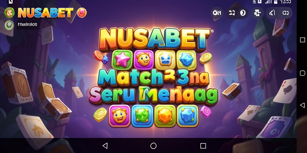 Tampilan menarik dari gameplay NUSABET yang penuh warna.