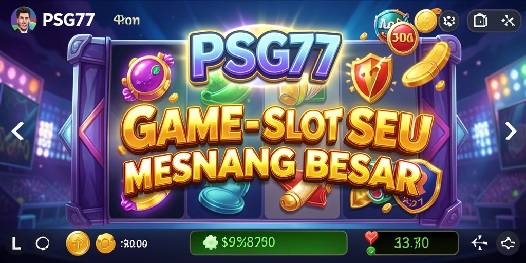 Tampilan antarmuka permainan slot yang menarik dan interaktif.