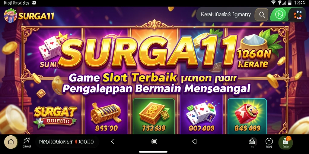 Tampilan menarik dari gameplay SURGA11 yang seru dan mengasyikkan.