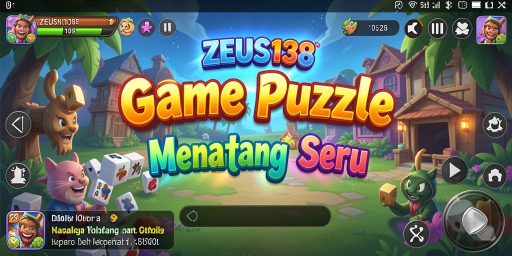 Screenshot gameplay ZEUS138 menampilkan berbagai tantangan Puzzle.